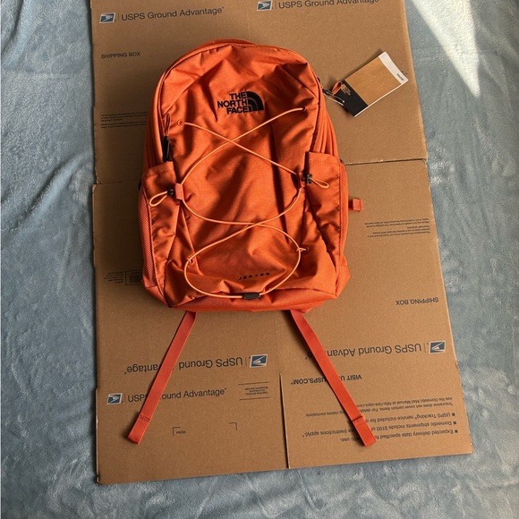The North Face Jester Laptop Backpack Iron Bronze Dark Heather Orange One Size - Picture 6 of 15